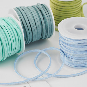 Handgefertigtes 2,6mm Doppelseitiges Wildlederband Koreanisches Samtband für DIY Schmuckherstellung Macho Marke - Product Image 4