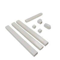 Couverture de tuyauterie pour climatiseur split, PVC ABS HL75 à HL160, résistante aux UV, conforme ROHS, pour installation résidentielle
