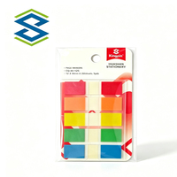 Novedad: Notas Adhesivas Impermeables de PET con Índice de Páginas, Combinación de Marcadores de Páginas, Plástico para la Escuela y Oficina