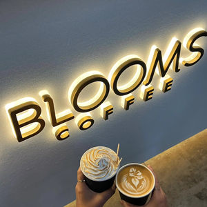 Enseigne lumineuse en acrylique 3D à <span class=keywords><strong>LED</strong></span> pour logo de marque d'entreprise, enseigne commerciale, lettres lumineuses, lumière <span class=keywords><strong>LED</strong></span> personnalisée, enseigne lumineuse 3D - Product Image 1