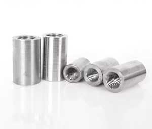 Gran oferta, conectores de manga de barra de refuerzo de acero al carbono galvanizado resistente a la corrosión, sujetadores de perno roscado, acabado pulido - Product Image 2