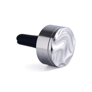 High Quality Round Shape Shiny Silver Gold Customize Logo Car <b>Diffuser</b> - Product Image 1