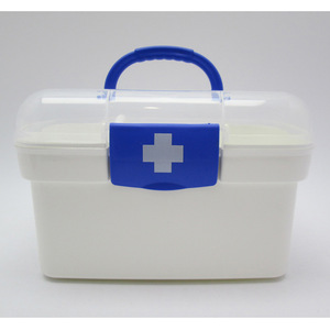 <b>Plastic</b> Medicine <b>Box</b> With Partition Red Cross Design For Home Health Care Storage Organizing Case - Product Image 4