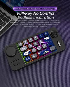MKESPN SXS-W911 Wireless + BT + Wired Joystick <strong>Macro</strong> Definition RGB Hot-swappable <strong>Macro</strong> Definition <strong>Mechanical</strong> Gaming <strong>Keyboard</strong> - Product Image 6