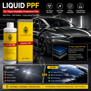 LTLUNOVATE น้ำยาเคลือบ PPF 250 มล. 10-15um ฟิล์มป้องกันสีแบบใส เงาสูง ป้องกันน้ำ ลักษณะใส - Product Image 3