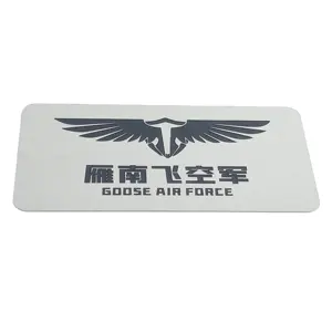 custom many kind of dimensions stainless steel plate name logo design surface polish and brush etched fill color metal plate