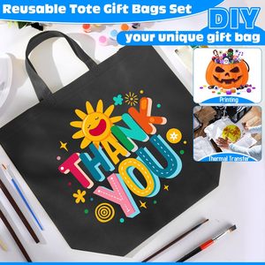 Bolsas de Compras Reutilizables de 16x6x12 Pulgadas, Plegables, de Tela No Tejida, para Uso Comercial - Product Image 6