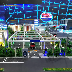 Modello di tavolo di sabbia in plastica di fascia alta personalizzato per la pianificazione del trasporto intelligente urbano soluzione di progettazione del modello 3D - Product Image 3