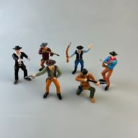 Personnalisez une variété de mini-poupées pirates en PVC, jouets décoratifs, 8 modèles de poupées pirates, cadeaux