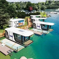 Capsule spatiale préfabriquée personnalisée Maison modulaire intelligente futuriste pour location de vacances et hôtellerie