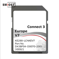 Nissan Connect 3 européen GPS voiture Sat Nav carte CID modifiable C3 V7 avec carte SD en matière plastique pour véhicules Nissan