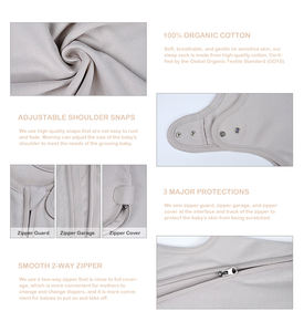 גלישת <span class=keywords><strong>swaddle</strong></span> עבור תינוק הסיטונאי תינוק ישן שקית שק שינה צבע רגיל תינוק שק שינה - Product Image 6