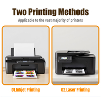 Lembar Tato Temporer yang Dapat Dicetak dengan Transfer Air, Kompatibel dengan Printer Inkjet, Ideal untuk Pesta, Acara, Cosplay, dan Workshop