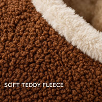 Coussin de couchage pour chien et chat en fausse fourrure pelucheuse chauffante de luxe, lavable, antidérapant, en mousse à mémoire de forme, sur mesure OEM, vente en gros