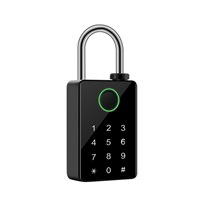 Cadenas intelligent Tuya à empreinte digitale et code numérique, étanche IP65, pour verrouillage KT-P91, rectangulaire, pour portail extérieur, casier de salle de sport, école