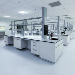 Yüksek Kaliteli Tezgah Çalışma İstasyonu Hastane Çelik Laboratuvarı Okul Çalışma Masası Tezgah Laboratuvar Mobilyaları - Product Image 3