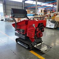 Leistungsstarker Mini-Raupendumper mit zentralisiertem Steuerungssystem und hydraulischem Hebe- und Kippmechanismus für Transportarbeiten