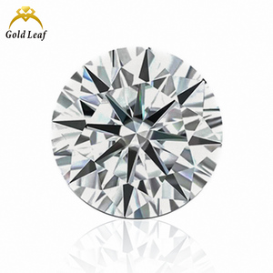 Goldleaf GRA chứng nhận moissanite kim cương nhà máy giá vòng kim cương cắt moissanite đá vvs DEF màu lỏng moissanite - Product Image 1