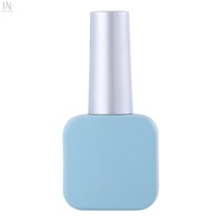 Flacon vide en verre de 10 ml pour vernis à ongles, gel UV, anti-fuite, avec bouchon à vis argenté et pinceau – Vente directe usine, produit populaire