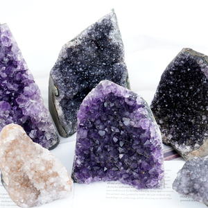 Preço baixo New Arrivals Energy <span class=keywords><strong>Crystal</strong></span> <span class=keywords><strong>Amethyst</strong></span> Cluster Craft para a decoração Home - Product Image 1