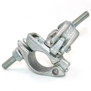 Accessoires de pontage en acier galvanisé : Raccord double pivotant forgé, Raccord à pince fixe, Fixation de tuyaux - Product Image 3