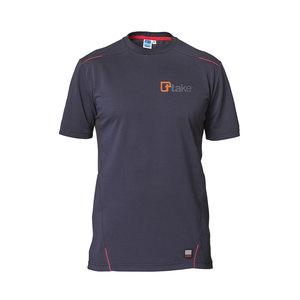 Ttake Short <b>Sleeve</b> T-Shirt Grey XL Sport Fit Performance Wear - Product Image 1