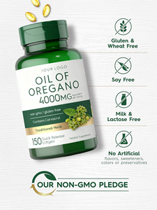 Gélules d'huile d'origan International Health Winner - Antioxydant, Renforce l'immunité, Soutien beauté, 60/90/120 unités, Prix usine - Product Image 3