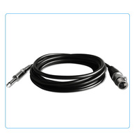 Câble de microphone ou de haut-parleur non équilibré 635 mm vers XLR femelle ou mâle, câble de mixage 15/3/5/10 conducteurs en cuivre nu