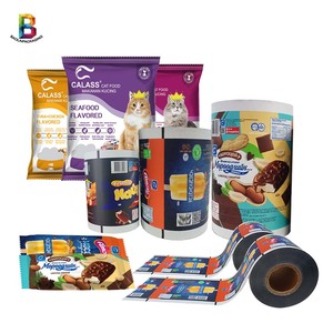 Film en rouleau d'emballage alimentaire en plastique pour glaces, yaourts et sucettes glacées, fabrication OEM - Product Image 1