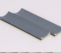 Design moderne WPC Panneaux muraux composites en bois plastique PVC couleur marbre Utilisation intérieure extérieure Imperméable Hôtels Maisons Inde