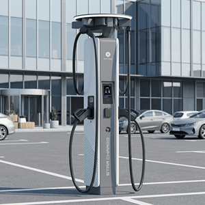 Cargador de CC Súper Rápido para Vehículos Eléctricos 600A, Equipo Starcharge Aries V2 NACS CCS1, Fabricante de Estaciones de Carga Comerciales - Product Image 1