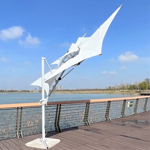 Parasol colgante de mariposa en voladizo de alta calidad, nuevo diseño, Patio al aire libre, muebles de jardín de boda para almacén, sala de estar - Product Image 4