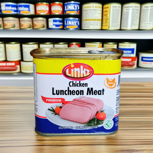 Almuerzo de pollo enlatado Linkz listo para comer de primera calidad, carne de 340g, embalaje de lata certificado Halal - Product Image 2