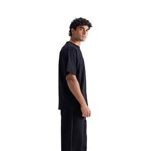 Camiseta de Verano Casual de Manga Corta para Hombre, 100% Algodón Tejido, con Impresión y Logotipo Personalizados, Tela Suave, Corte Regular - Product Image 3