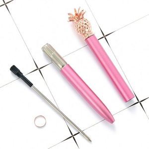 Custom Logo 1.0Mm Twist-Action Pineapple-Head New Business Gift Advertising Hotel Metal Ballpoint <b>Pen</b> - Product Image 4