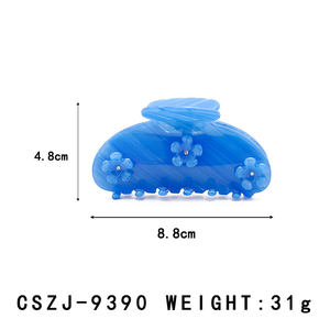 CANYUAN شخصية مخصصة 9-خلات زهرة زرقاء مقاطع نسائية لطيفة مخصصة بالجملة - Product Image 2