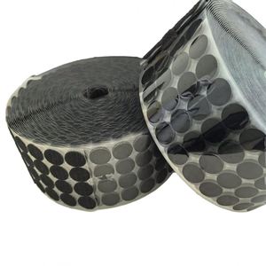 Factory Circular Hook and Loop Magic Tape Self-Adhesive Hook and Loop Sticky Coins Double Sided Self Adhesive Hook and Loop <b>Dots</b> - Product Image 3