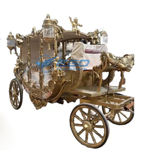 Calèche royale électrique de luxe pour mariage et visites touristiques, capacité de 4 à 6 personnes - Product Image 2