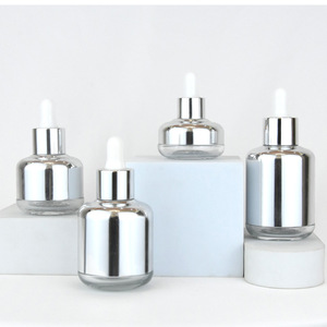 20ml30ml40ml50ml60ml chai thủy tinh với Anodized nhôm Mũ tinh dầu chai với vai vàng - Product Image 3