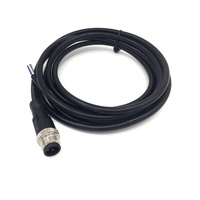 Connecteur femelle M12 4P en laiton IP67 pour l'automatisation industrielle