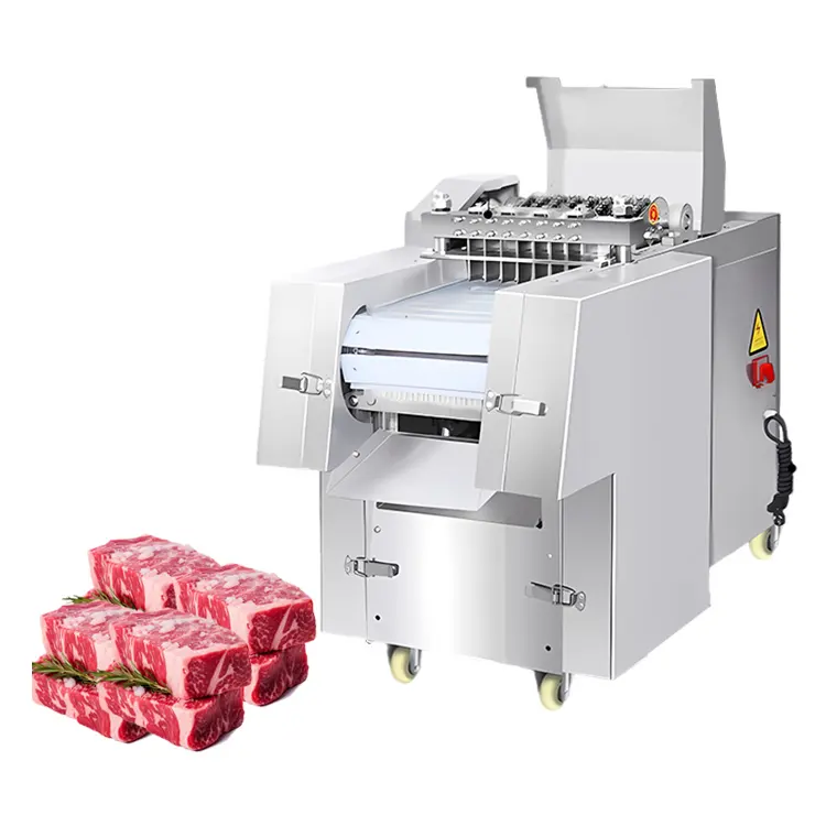 Automatische Gemüseschneidemaschine Gemüseschneiden und -zerkleinerungsmaschine Kartoffel Gurke Karotte Fleischschnitzel-Schneidemaschine