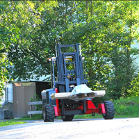 Ascenseur de robot d'incendie 2T pour la télécommande pliable d'entrepôt de site du nouveau chariot élévateur de transport de levage