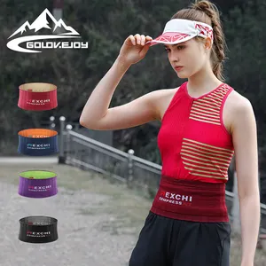 GOLOVEJOY BB09 neopren su geçirmez spor Fanny paketi elastik koşu kemeri spor bel çantası erkekler kadınlar için bel çantası