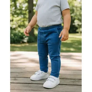 Jeans elasticizzati Adrenaline per ragazzi, vestibilità skinny, pantaloni in cotone elasticizzato lavorato a maglia con 2 tasche, abbigliamento per bambini - Product Image 2