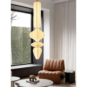 Nouveau Lustre de Style Chinois, Suspension Longue, Diamètre 40cm 50cm, Idéal pour Escalier, Chambre, Maison d'Hôtes, Hôtel, Éclairage d'Ambiance - Product Image 3