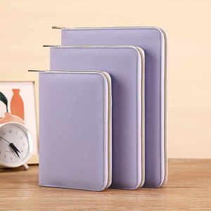 Macaron A7 A6 A5 B5 <strong>Binder</strong> Zipper Wallet <strong>Budget</strong> Planner 6 Rings Refillable Money Wallet Organizer for Cash Budgeting and Saving - Product Image 1