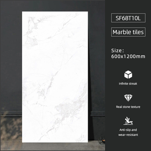 Azulejos de Pared Interiores de Cerámica <span class=keywords><strong>Blanca</strong></span> de Lujo, 600x1200mm, Brillantes, 8MM de Grosor, Resistentes al Desgaste, Imitación Ladrillo Moderno, Porcelana para Escuelas - Product Image 4