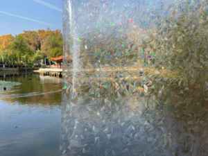 Adesivo adesivo adesivo adesivo adesivo statico per Privacy in <span class=keywords><strong>vetro</strong></span> colorato colorato pellicola per la Privacy arcobaleno aderisce 3D Dec - Product Image 5