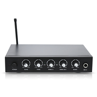 Machine de mixage karaoké avec microphone sans fil, connexion Bluetooth, effets audio, compatible avec les haut-parleurs TV, système de cinéma maison