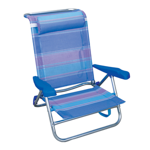 Fabbrica diretta personalizzabile regolabile Chaise longue braccio pieghevole in alluminio <span class=keywords><strong>mare</strong></span> <span class=keywords><strong>spiaggia</strong></span> sedie pieghevoli con cuscino - Product Image 1